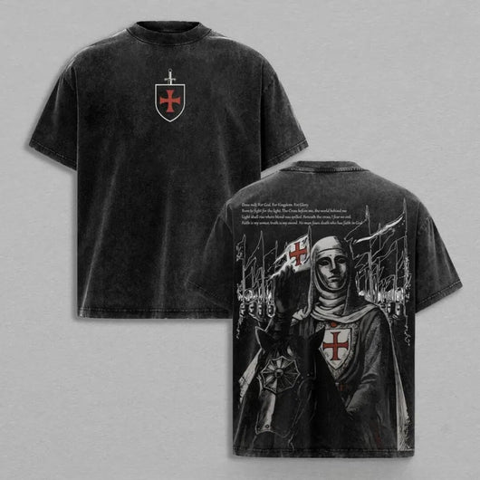 Retro Baldwin IV "The Leper King"  Washed T-Shirt
