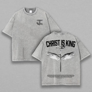 Christ Is King Christian Washed T-Shirt
