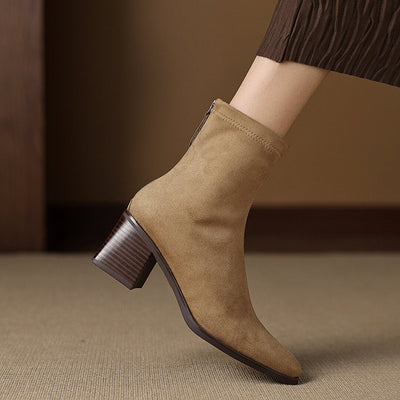Marvia Genuine Suede Boots