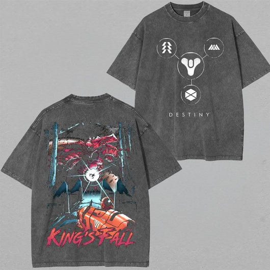 Destinys King's Fall Unisex Washed T-Shirt