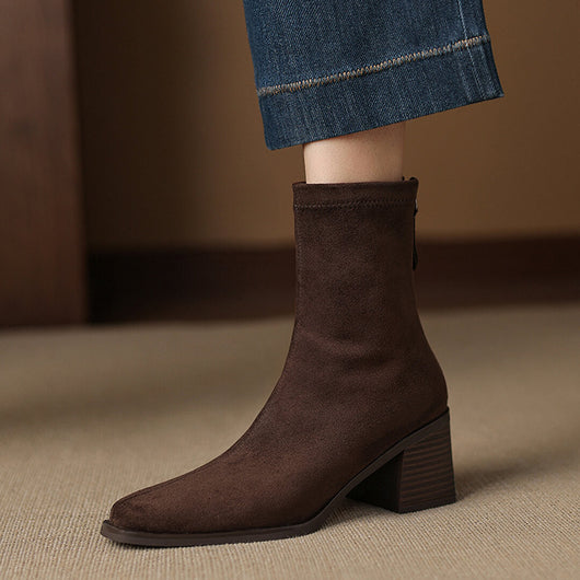 Marvia Genuine Suede Boots