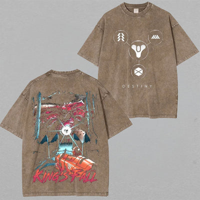 Destinys King's Fall Unisex Washed T-Shirt