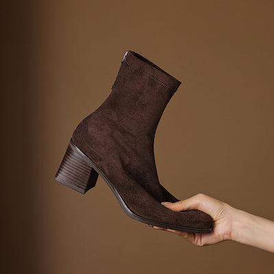 Marvia Genuine Suede Boots
