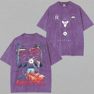 Destinys King's Fall Unisex Washed T-Shirt