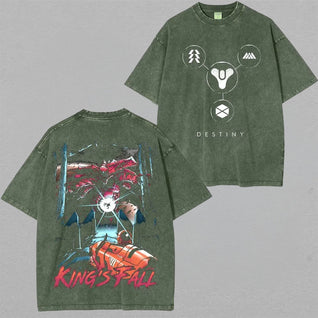 Destinys King's Fall Unisex Washed T-Shirt