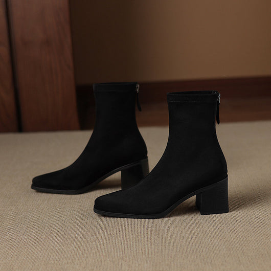 Marvia Genuine Suede Boots