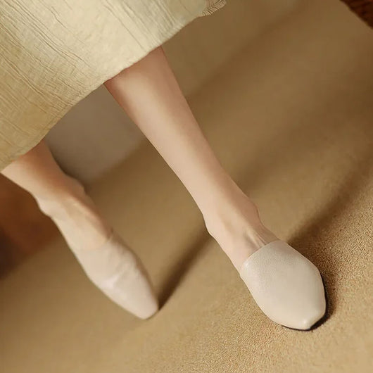 Serena Genuine Leather Mules