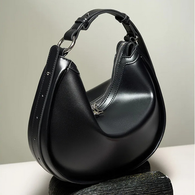 Aurelia Crescent Leather Bag