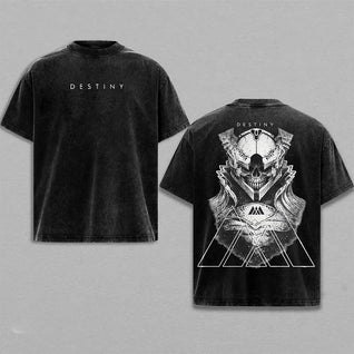 Destiny Kings Fall Printed Unisex Washed T-Shirt