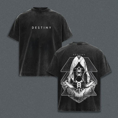 Destiny Printed Unisex Washed T-Shirt