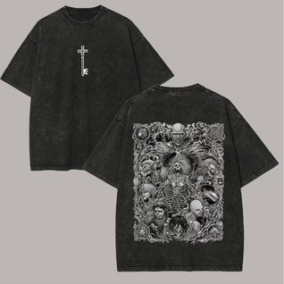 Attack on Titan Oversize Washed T-Shirt