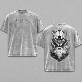 Destiny Kings Fall Printed Unisex Washed T-Shirt