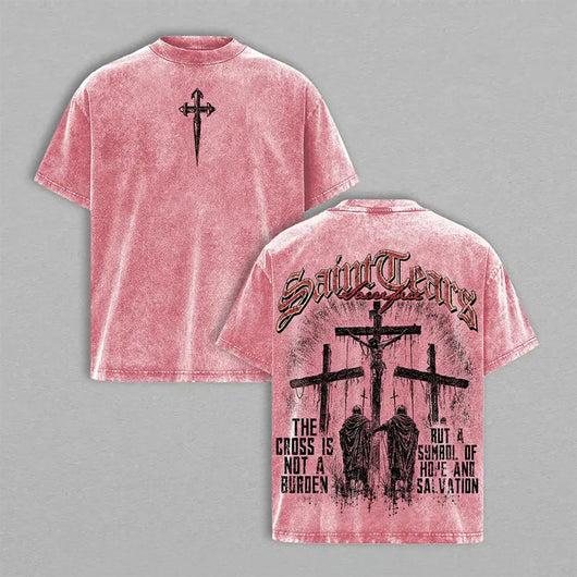 Jesus Cross Sacrifice Washed T-shirt