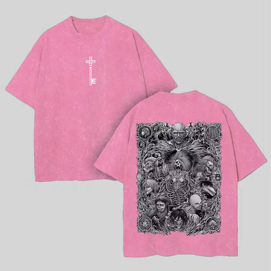 Attack on Titan Oversize Washed T-Shirt
