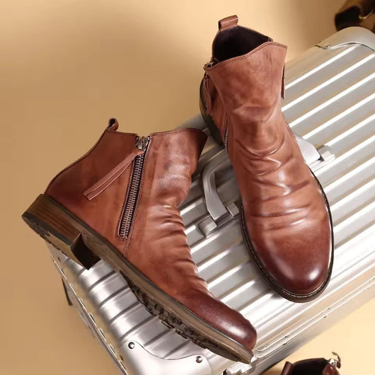 Lorenzo Leather Chelsea Boots