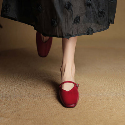Elara Leather Mules