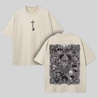 Attack on Titan Oversize Washed T-Shirt